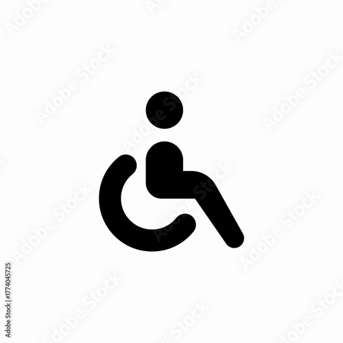 disability access icon sign vector