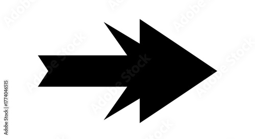 Free Download Directional Arrow Graphic on White Background for Infographics, UI Design, Presentation Templates, Navigation Guides, and Website Design - GFXLoad