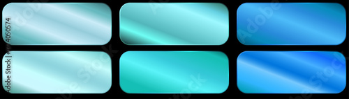 Technology horizontal background of blue metal, chrome, silver, steel, aluminum. light blue gradient. Metallic steel gradient template for wallpapers, web, prints, posters, interfaces.