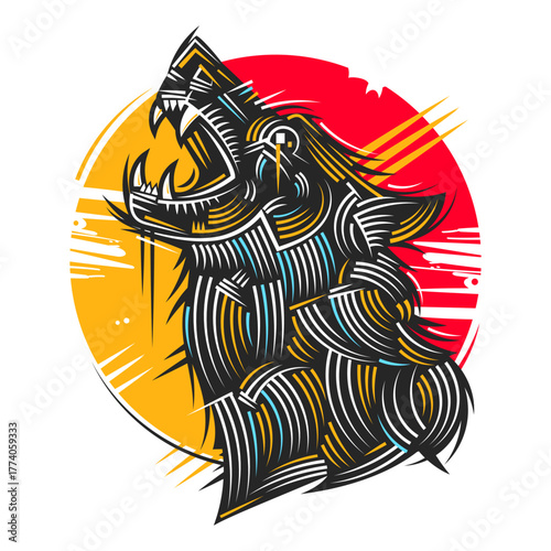 howling wolf, wolf silhouette, forest wolf, fierce animal, predator wolf, wolf face, alpha wolf, lone wolf, strong animal,