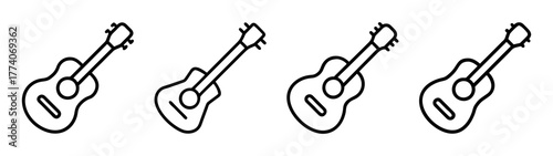 Download free acoustic guitar vector art illustration for music lovers and designers project use