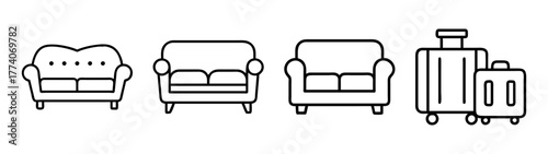 Find comfortable waiting room seating and luggage storage solutions for travel plans now