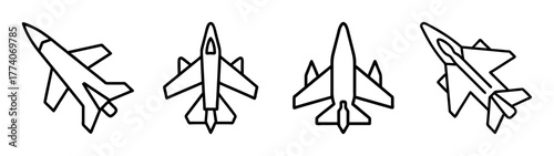 Download black and white fighter jet vector illustration for aviation enthusiasts and graphic designers
