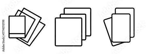 Vector illustration of document stack, paper sheets, file organization for office management and paperwork