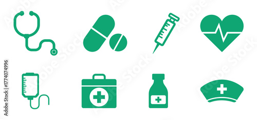 medical and healthcare icons