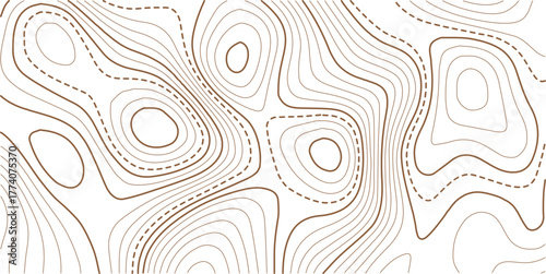 Topographic gold luxury map background. Geographic abstract pattern. Modern design with White background with topographic wavy pattern design.paper texture Imitation of a geographical map shades.
