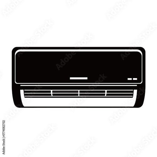 Modern Air Conditioner Cooling System Vector