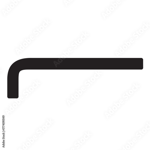 Hex Key Allen Wrench Tool Vector
