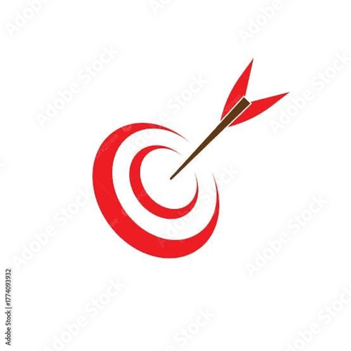 dart hitting target.eps