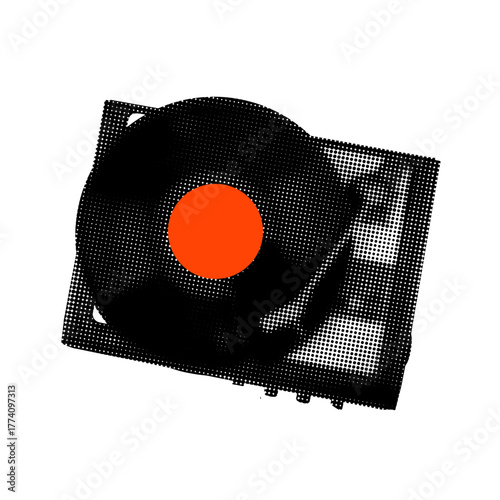 Vintage Turntable disc player