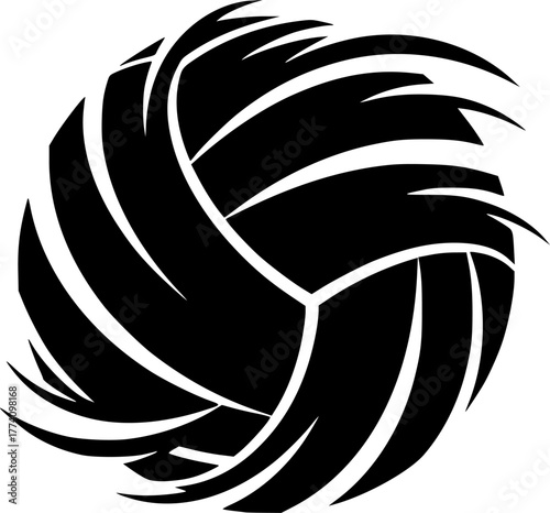 Volleyball - High Quality Vector Logo - Vector illustration ideal for T-shirt graphic
