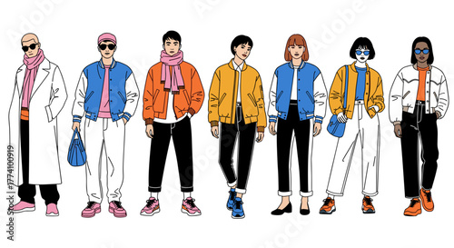 People with various styles