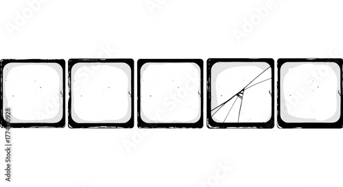 Broken screen arrangements