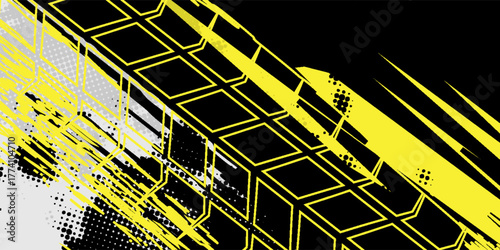 Racing graphic background vector for Truck,boat and vehicle branding. vinyl and wrap ready.