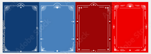 Festive holiday frames