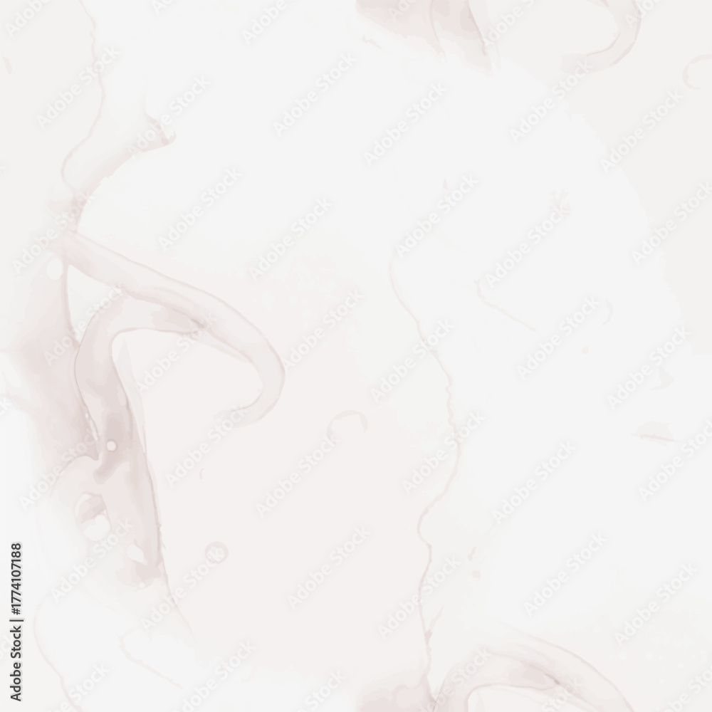 Fototapeta premium White Marble Pattern. Beige Marble Background. White Gradient Watercolor. Beige Water Color Background. Light Alcohol Ink Marble Wall. Pale Vector Splash. Light Rock Floor. Modern Seamless Template