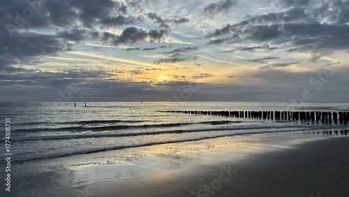 Wallpaper Mural North Sea Sunset Torontodigital.ca