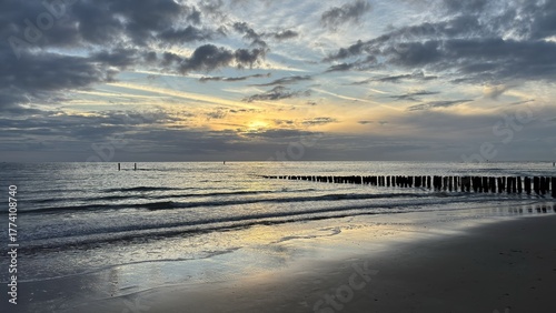 Wallpaper Mural North Sea Sunset Torontodigital.ca