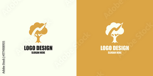 Isolated tree on white background