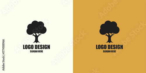 Isolated tree on white background