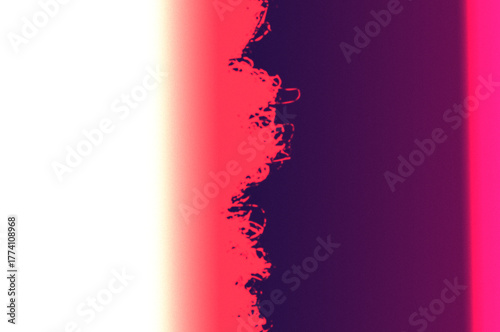 Damaged Analog 35mm Film, Retro Light Leaks and Film Grain Overlay Texture