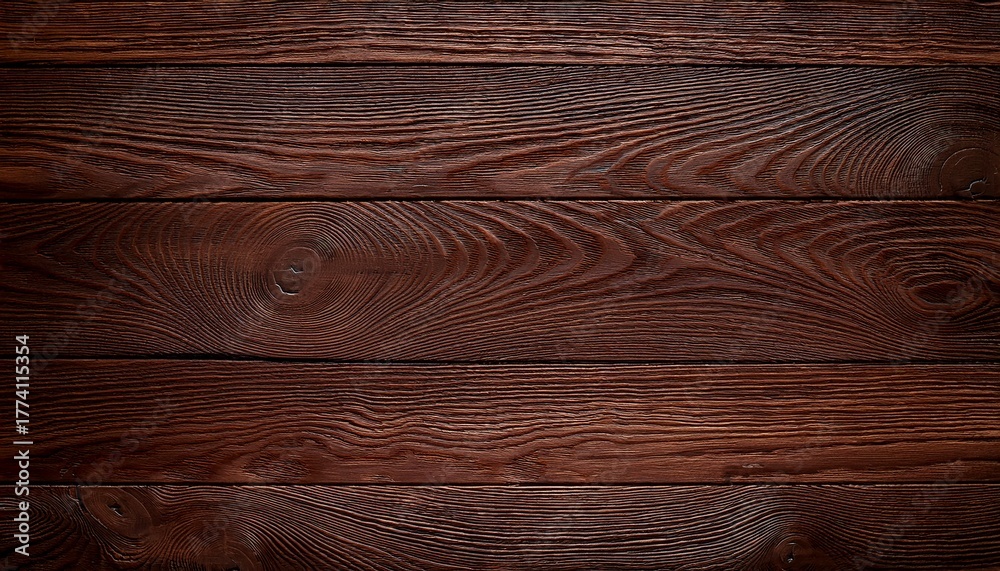 Naklejka premium Dark Seamless Wood Texture For Interior And Exterior