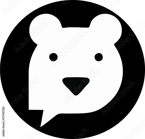 Modern professional grizzly bear logo for a sport team
Bear head outline silhouette cut out vector sticker with Simple Geometric Design of Bear Head and Bear head mascot vector for emblem design Masco