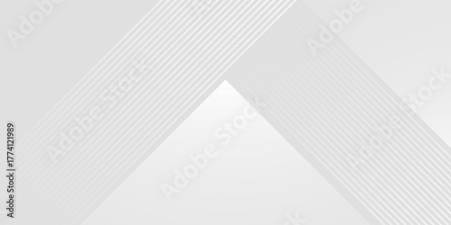 background design with diagonal line pattern in grey colour. Vector white horizontal template for business banner, formal invitation backdrop, luxury.