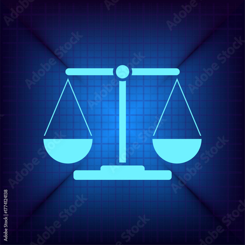 Vector illustration on a blue background