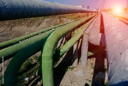 Wallpaper Mural Tube and valve, in oilfield operations Torontodigital.ca