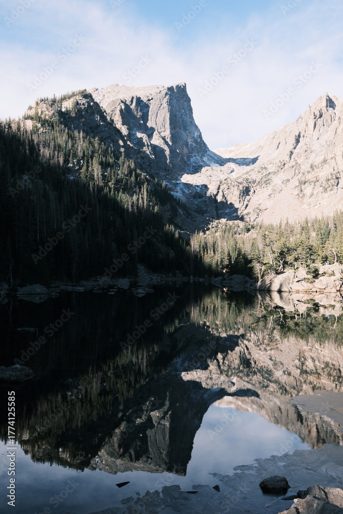 Fototapeta premium mountain lake in the mountains