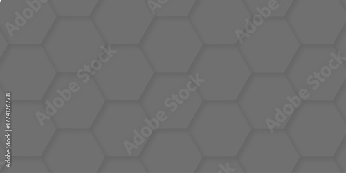  Abstract vector minimal with 3d white hexagon background and Embossed Hexagon , honeycomb white mosaic cell web ,light and shadow texture design.
