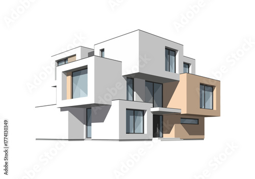Modern Architectural Marvel A Unique Cubic House Design