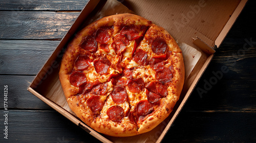 Natural and usual pizza