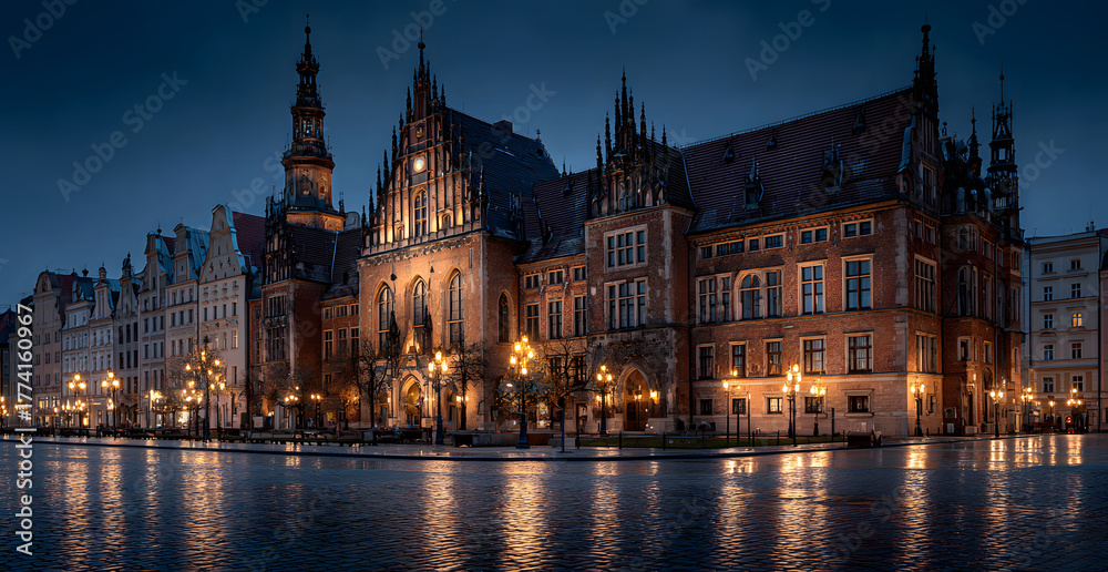 Fototapeta premium City Hall in Wroclaw