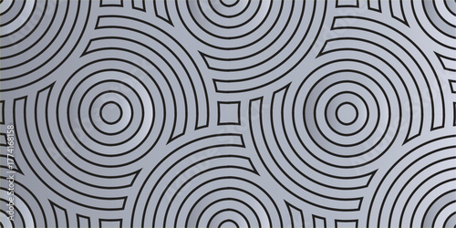 Elegant Abstract Concentric Ring Pattern Design