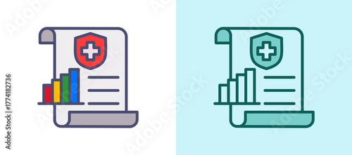 Medical Trade whitegreen icon