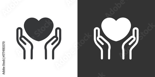 Concern icon. Solid glyph series icon