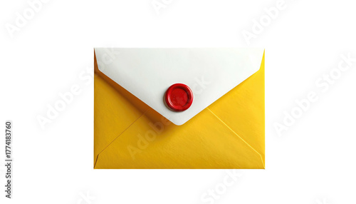 Golden envelope, sealed with red wax, against black. Classic letter style, crisp and elegant Free Download Golden envelope, sealed with red wax, against black. Classic letter style, crisp and elegant - GFXLoad