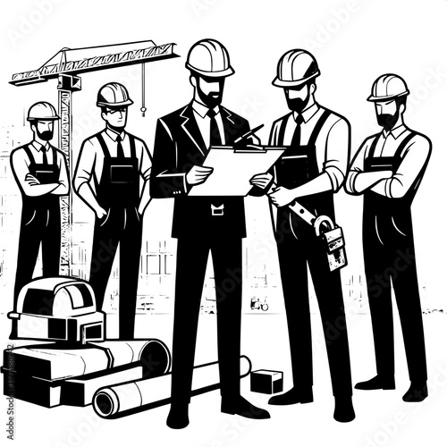 Engineer Discussing Plans