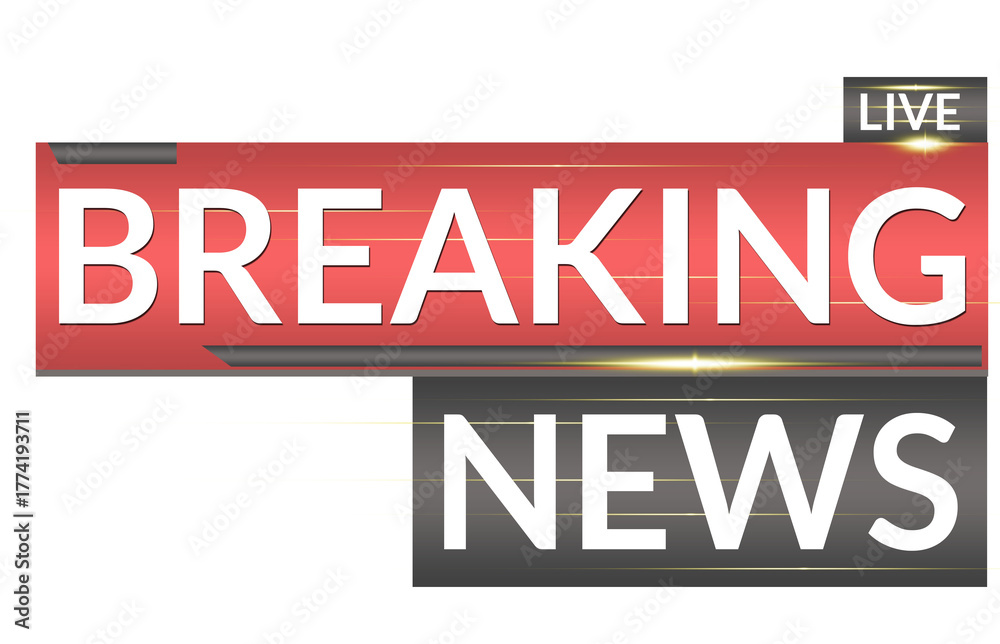 Fototapeta premium Special Breaking News Report – Immediate Coverage of a Rapidly Developing Situation