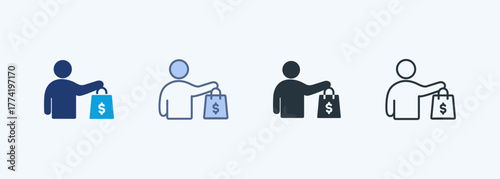 Consumer Multiple Style Icon Collection