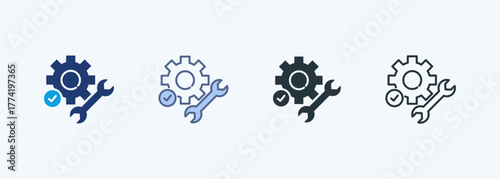 Service Multiple Style Icon Collection