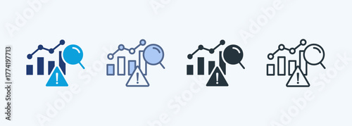 Risk Analysis Multiple Style Icon Collection