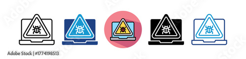 Virus Alert multiple icon
