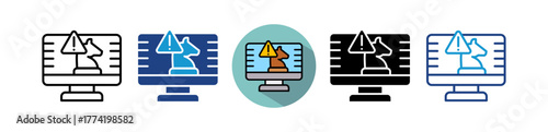 Trojan Warning multiple icon