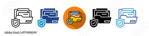 Document Security multiple icon