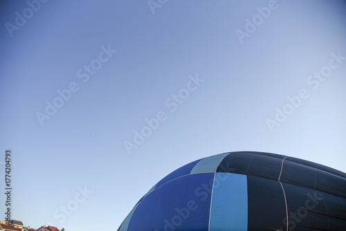 Fotomural Balloons Being Inflated at Hot Air Balloon Festival
