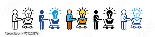 Consumer Education multiple icon