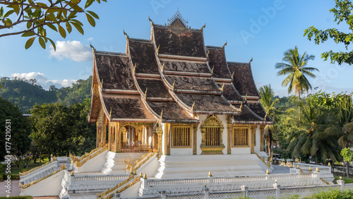 Iconic Haw Phra Bang at Luang Prabang, Laos